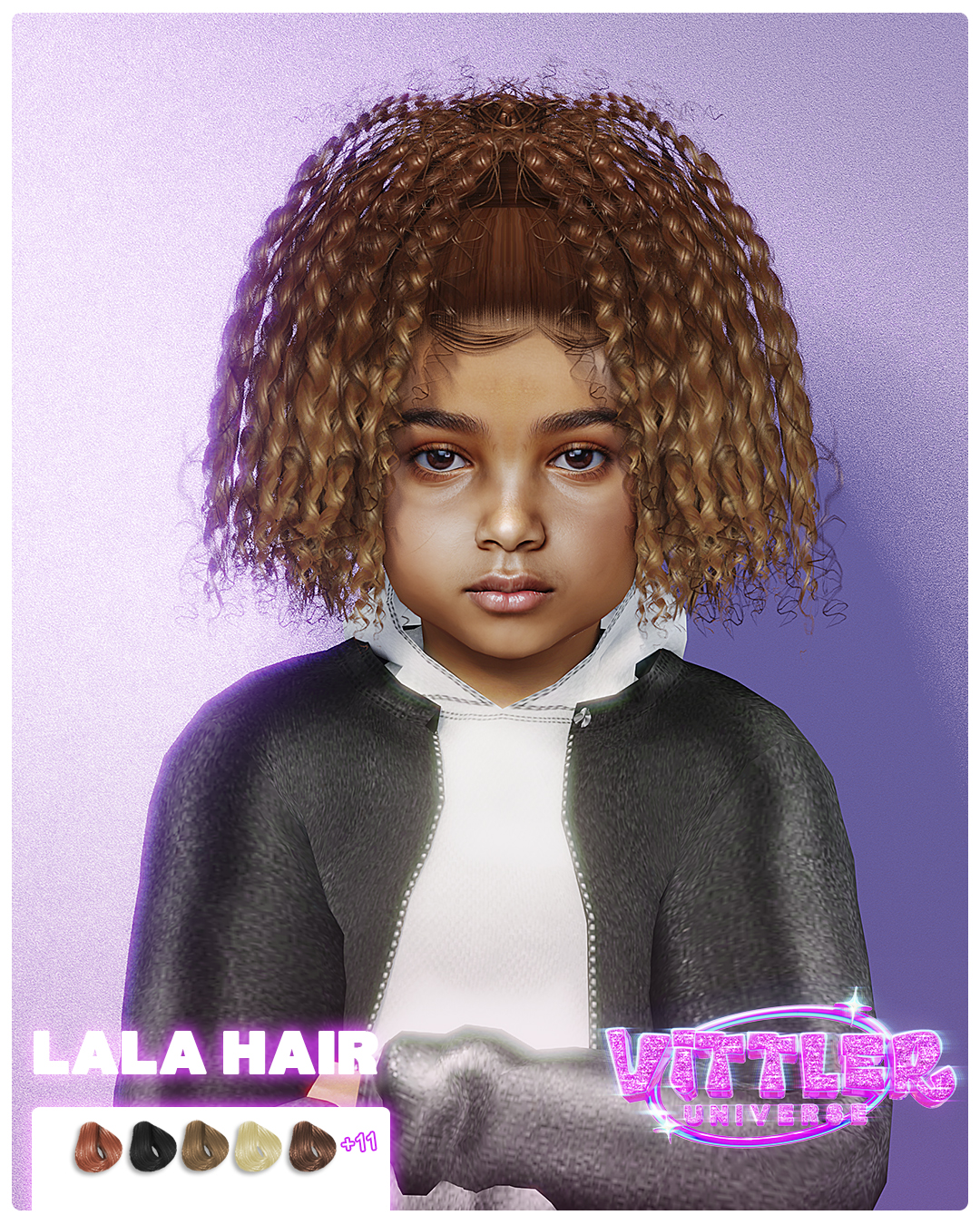 Lala Hair  (TS4)