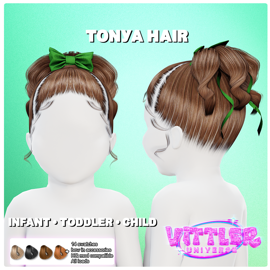 Tonya Infant Toddler Child Hair (TS4)