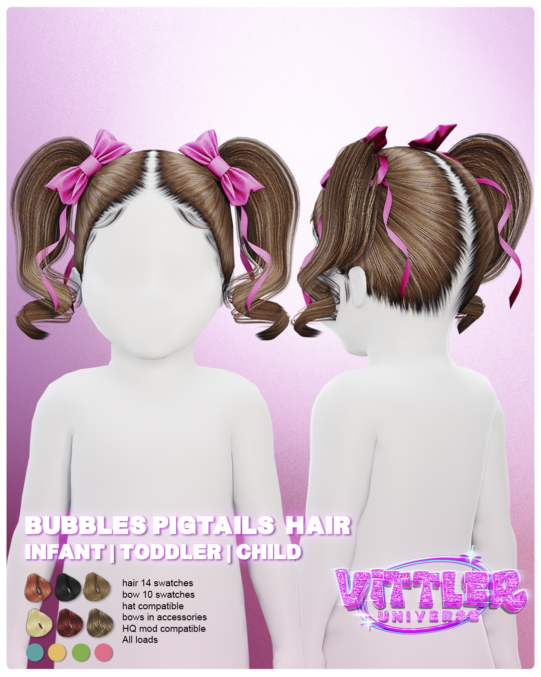 Bubbles Infant Toddler Child Hair (TS4)